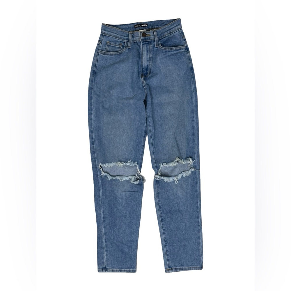 Fashion nova Classic Blue Distressed Women's Jeans